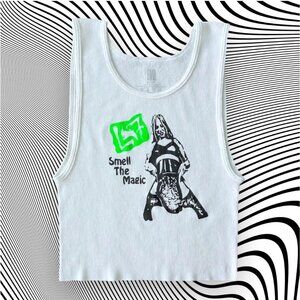 L7 Smell the Magic Band Unisex Cropped Tank